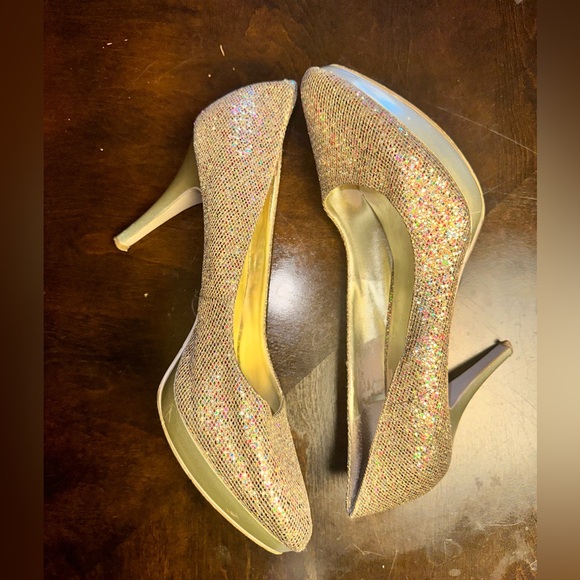 Nine West Glitter Pump 10 - Picture 2 of 7
